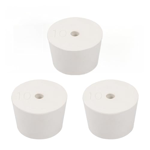 Enjoyist 3-Pack Drilled Rubber Stopper #10 - Image 1