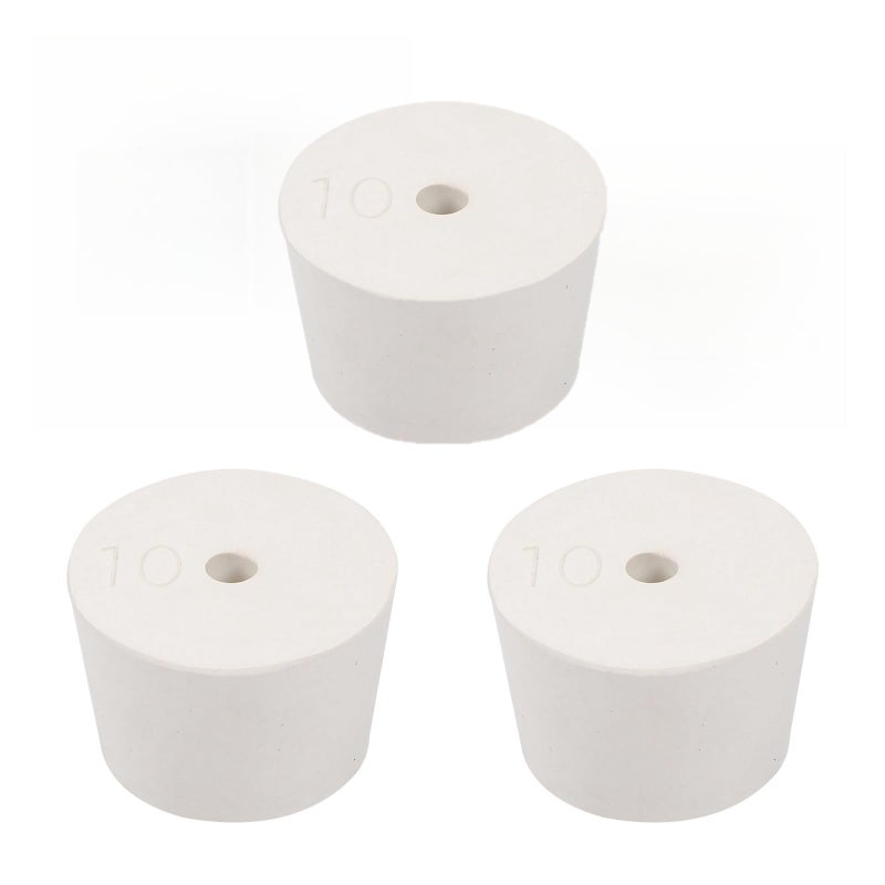 Enjoyist 3-Pack Drilled Rubber Stopper #10 - Image 5
