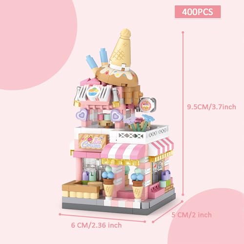 MEIEST 4 Mini City Shop Street View Building Blocks Model SetSimulation Architecture Collection Particle Construction Building Bricks ToyHome Decoration - Image 5