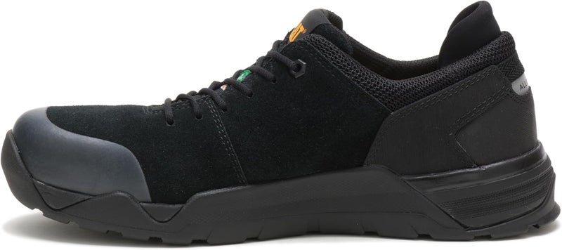 CATERPILLAR Men's Black Suede Safety Shoes - Image 2