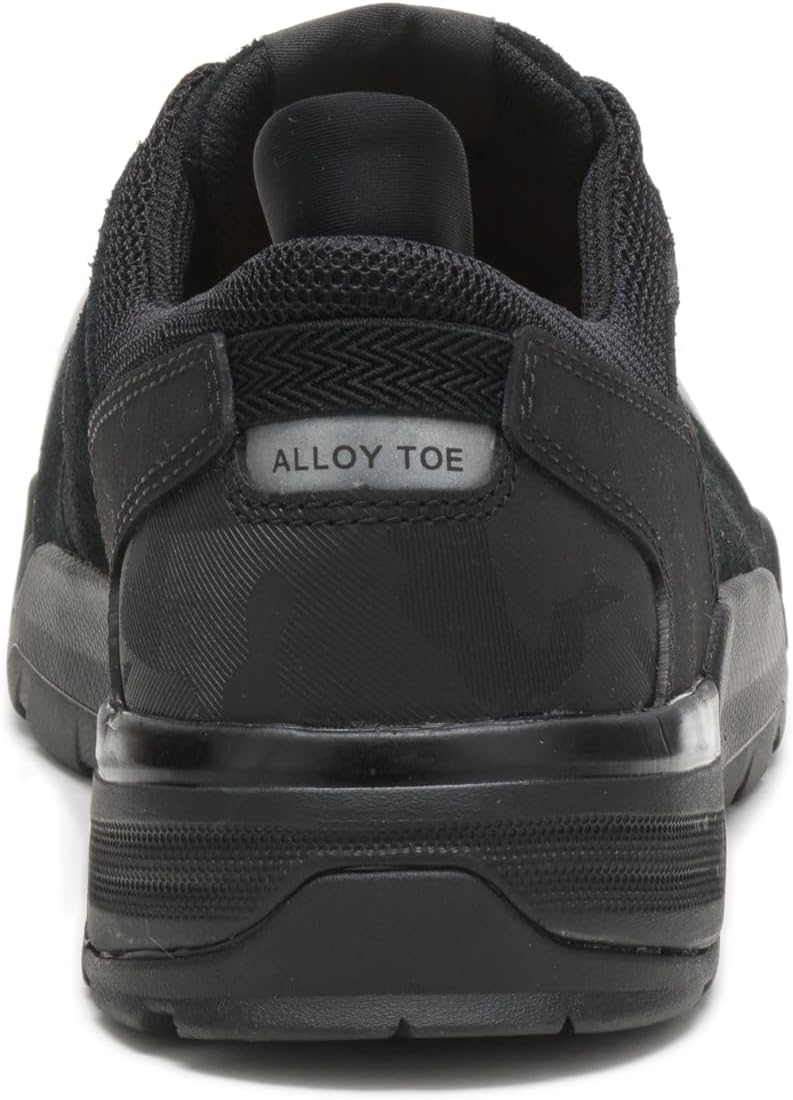 CATERPILLAR Men's Black Suede Safety Shoes - Image 5