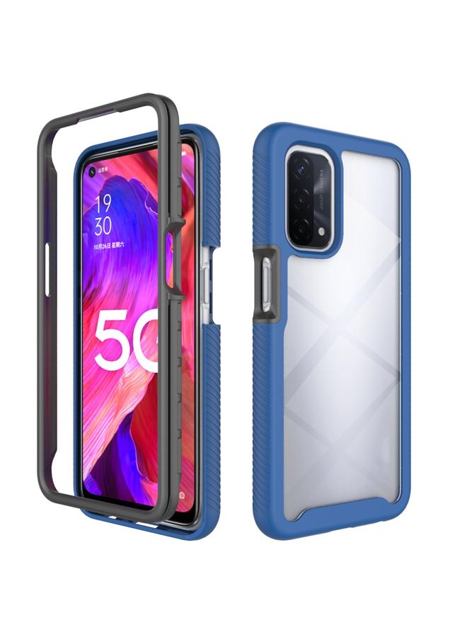اس-توب جراب لهاتف OPPO A54 5G / A74 5G Starry Sky بلون سادة مقاوم للصدمات مصنوع من مادة PC + TPU - Image 1