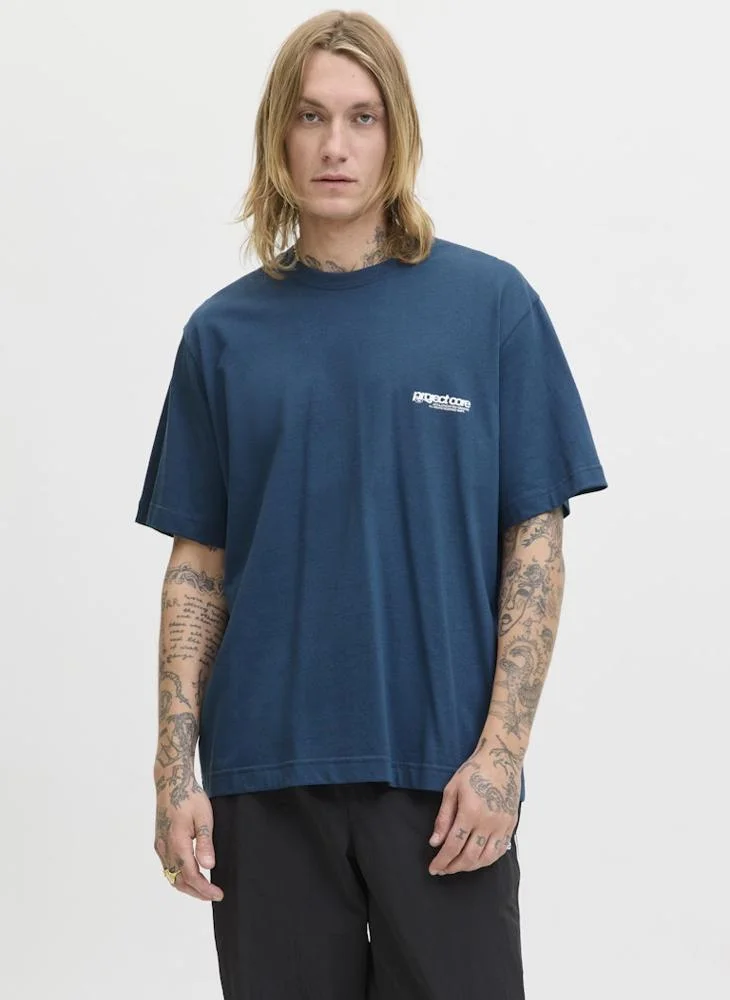 JACK & JONES Logo Crew Neck T-Shirt