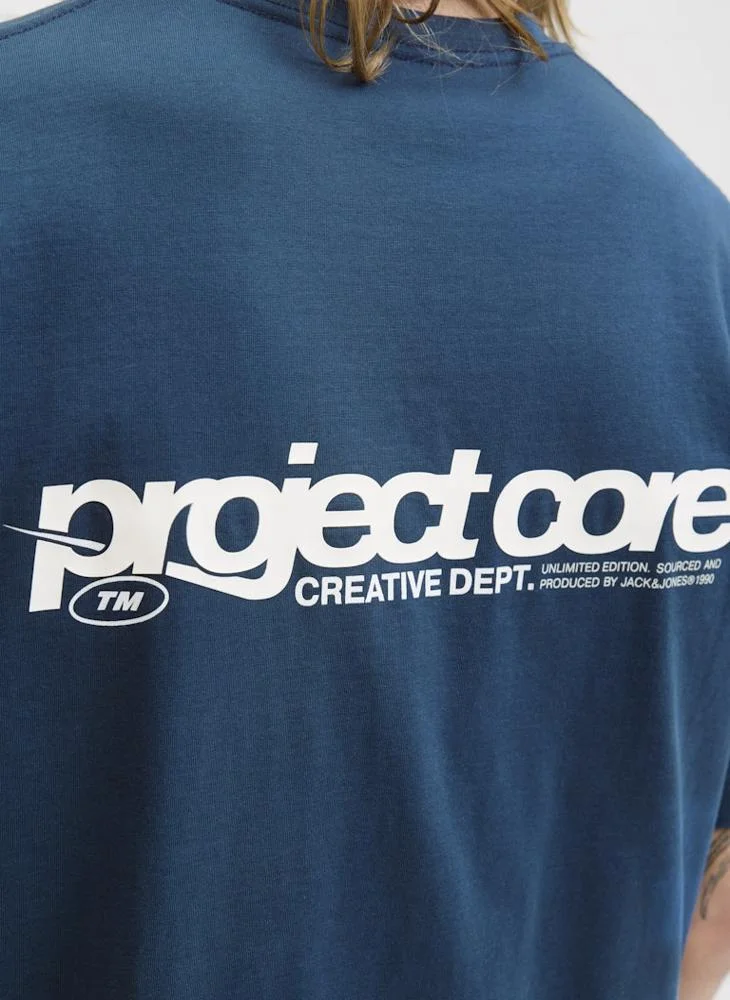 JACK & JONES Graphic Crew Neck Regular Fit T-Shirt