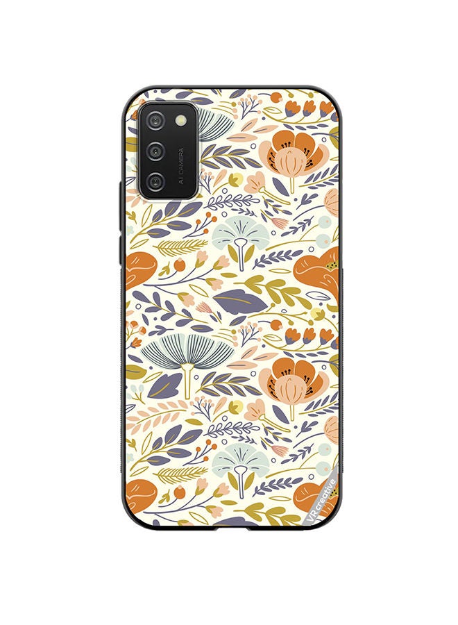 VR CREATIVE Protective Case Cover For Samsung Galaxy A02s Orangiea Design Multicolour - Image 1