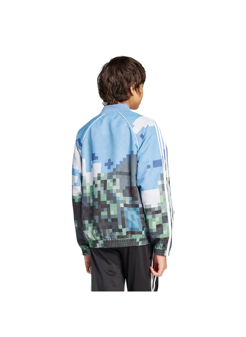Adidas adidas AOP TRACKTOP Blue Originals Kids TRACK TOPS
