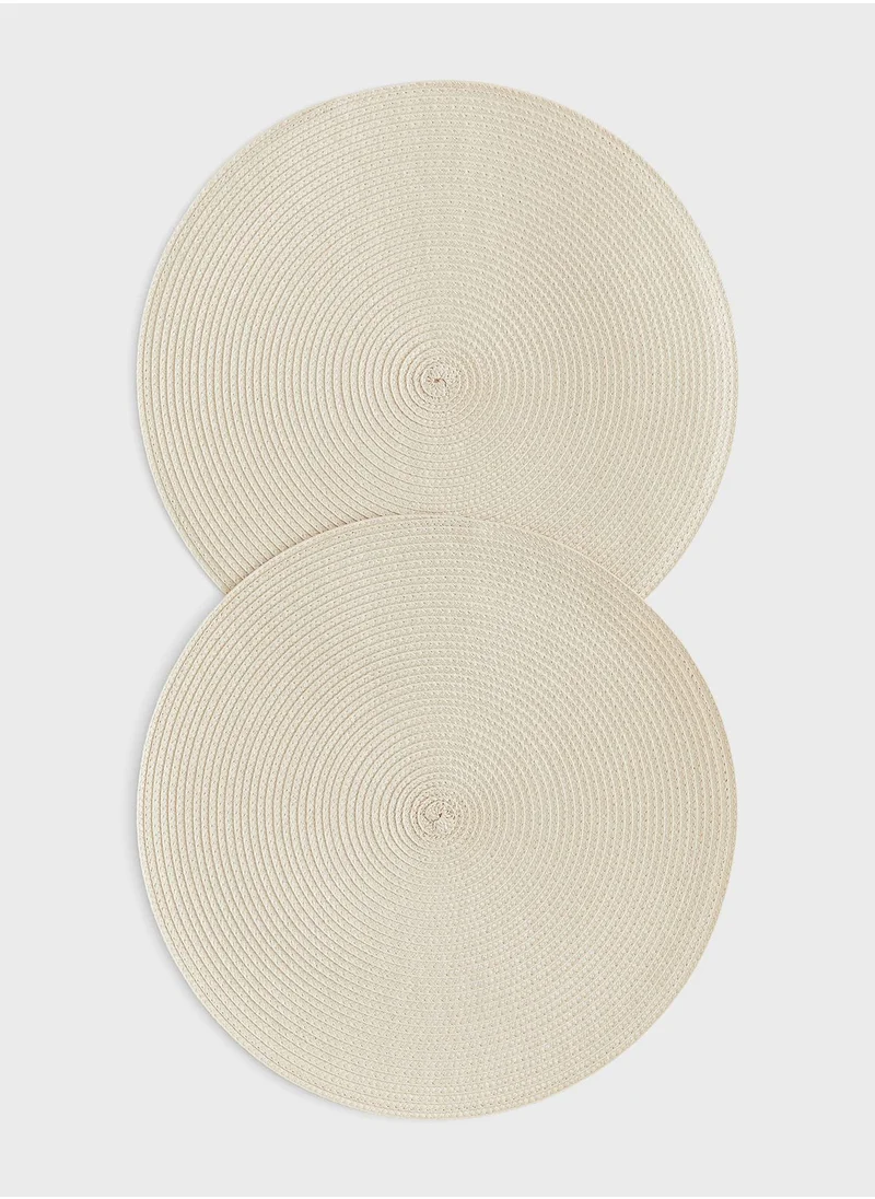 H&M 2-Pack Round Table Mats-D38