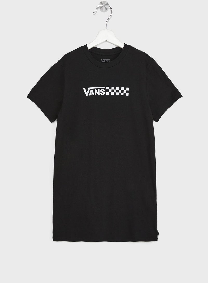 فانز فستان بتصميم تيشيرت مريح - Image 1