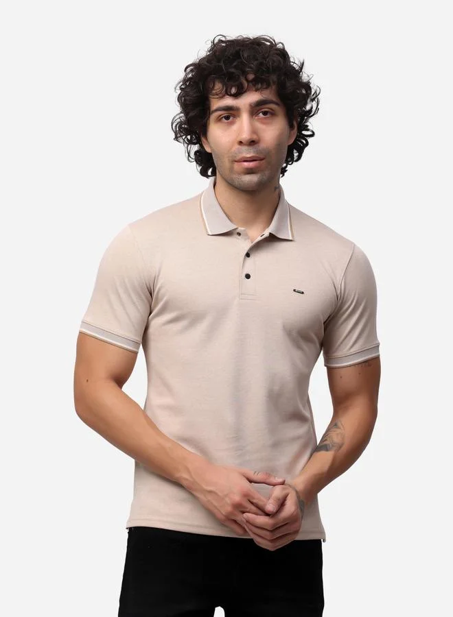 Stylox Tipped Short Sleeve Regular Fit Polo T-Shirt