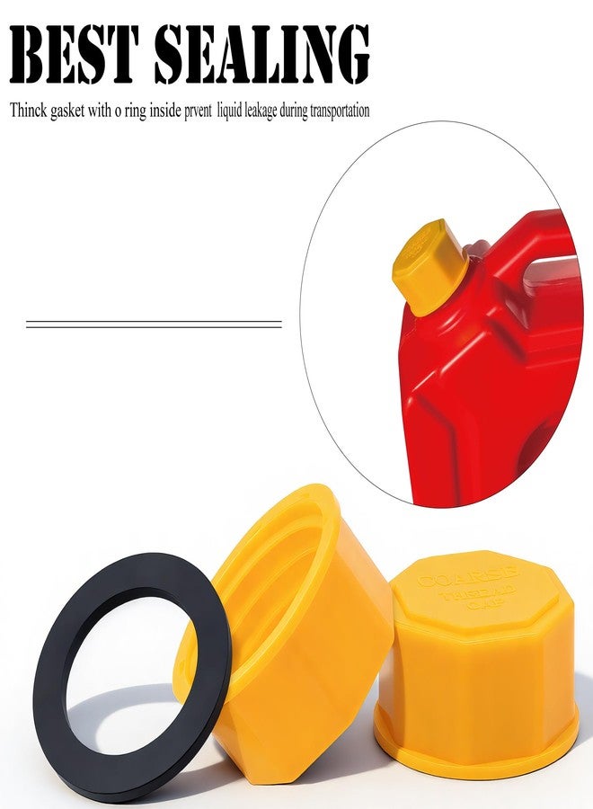 MEAJOO 2PCS Can Cap, Includes Spout Replacement Old Style(Yellow) - Image 3