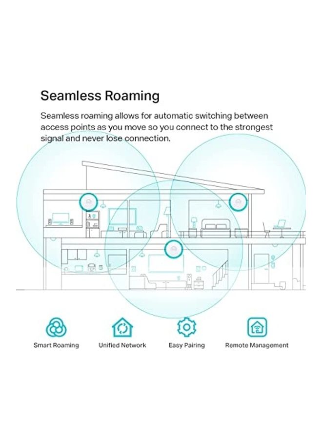 TP-LINK EAP670 | Omada WiFi 6 AX5400 Wireless 2.5G Ceiling Mount Access Point | Support Mesh, OFDMA, Seamless Roaming, HE160 & MU-MIMO | SDN Integrated | Cloud Access & Omada App | PoE+ Powered White - Image 3