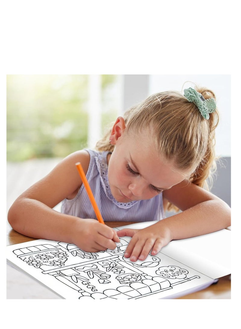 COZY FRIENDS: Coloring Book for Adults and Kids, Bold and Easy, Simple and Big Designs for Relaxation (Cozy Scenes Coloring Book) - Image 3