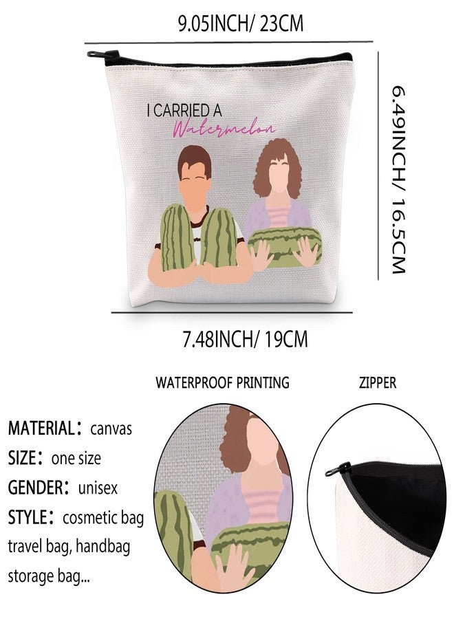 XYANFA Dance Dirty Inspired Makeup Bag Dancing Gift Watermelon Lover Gift 80s Movie Zipper Pouch (12.I CARRIED A Watermelon) - Image 2