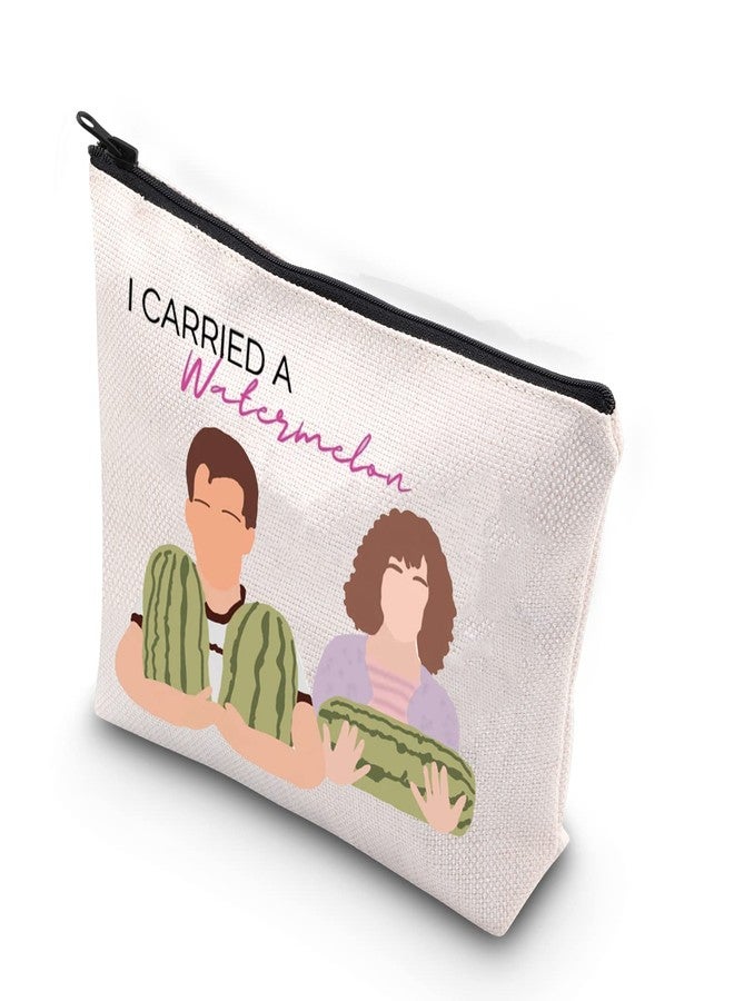XYANFA Dance Dirty Inspired Makeup Bag Dancing Gift Watermelon Lover Gift 80s Movie Zipper Pouch (12.I CARRIED A Watermelon) - Image 1