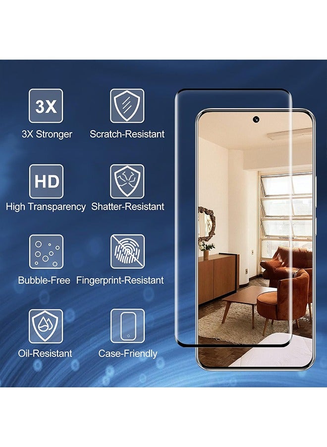 HY 1+2,Clear Case for Honor X9b 5G Case, with Tempered Glass Screen Protector (2 pcs), Slim Case with Four Corner Airbags Anti Drop Anti Scratch Protective Cover. (Clear)  - Image 4