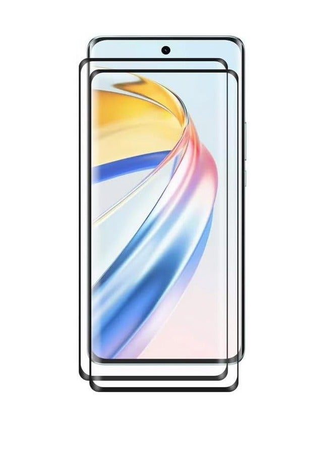 HY 1+2,Clear Case for Honor X9b 5G Case, with Tempered Glass Screen Protector (2 pcs), Slim Case with Four Corner Airbags Anti Drop Anti Scratch Protective Cover. (Clear)  - Image 3