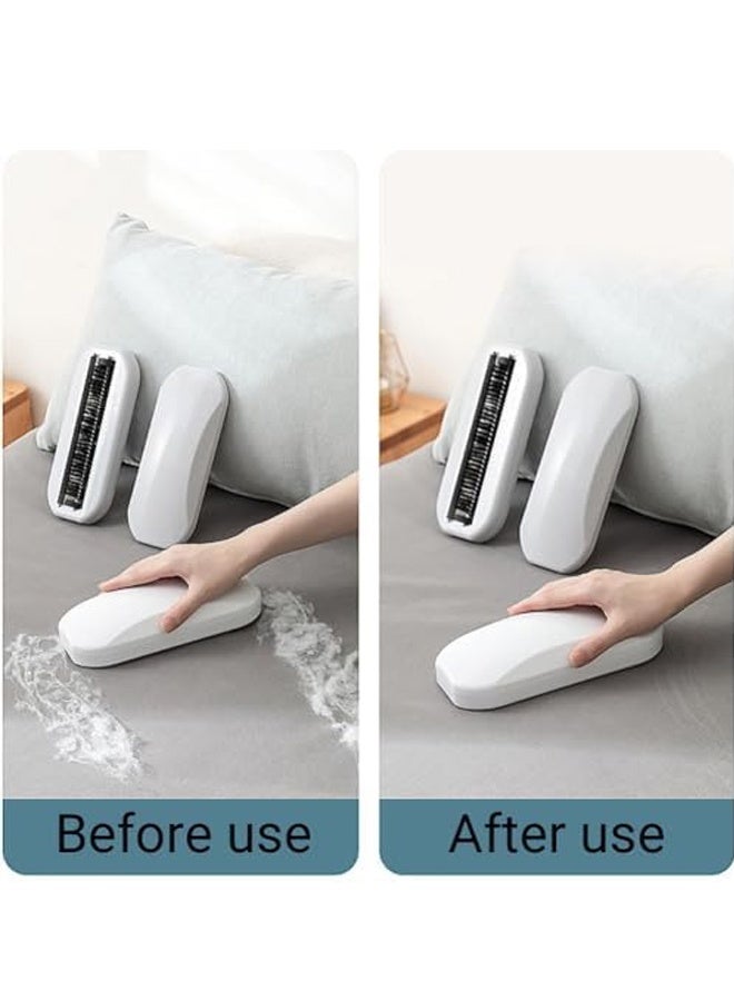 HOMESTAR Handheld Crumb Sweeper, Handy Rolling Bed Sweeping Brush, Crumb Brush, Reusable Home Soft Hair Debris Collector for Table Bed Sheet Clothes Sofa - Image 2