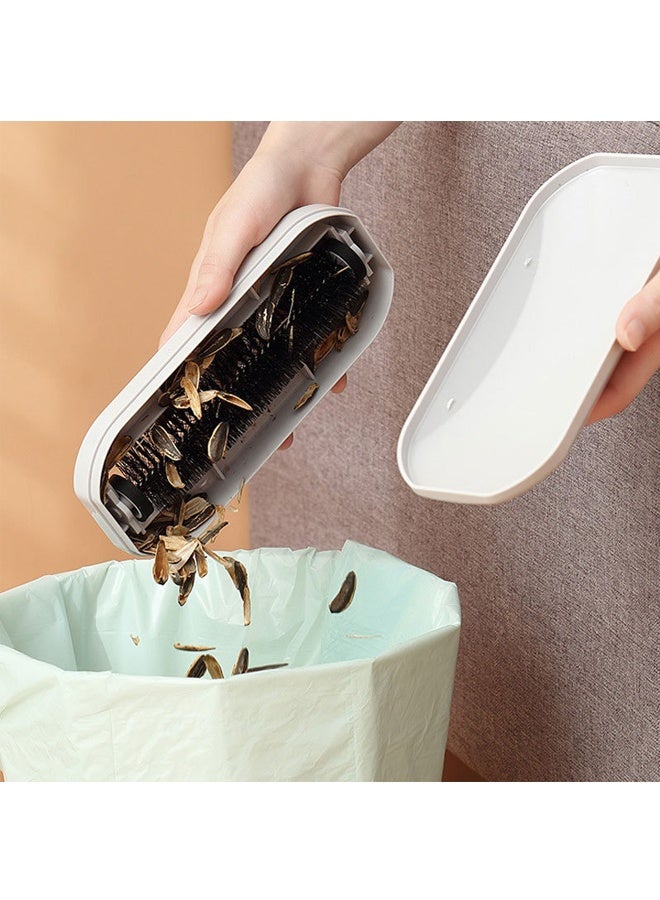 HOMESTAR Handheld Crumb Sweeper, Handy Rolling Bed Sweeping Brush, Crumb Brush, Reusable Home Soft Hair Debris Collector for Table Bed Sheet Clothes Sofa - Image 5