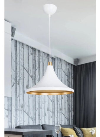 Ag Light Design - White Pendant Chandelier Bedroom Living Room Kitchen Corridor Lamp - Image 1
