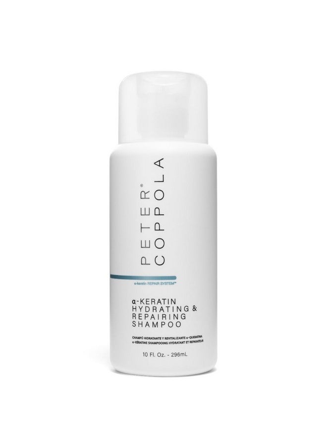 Peter Coppola PETER COPPOLA a-Keratin Hydrating & Repairing Shampoo - Ultra-repairing & Gentle Cleansing Sulfate Free Shampoo Repairs Damaged Hair - Nourishes, Conditions, And Prevent Breakage (10 Fl Oz)  - Image 1