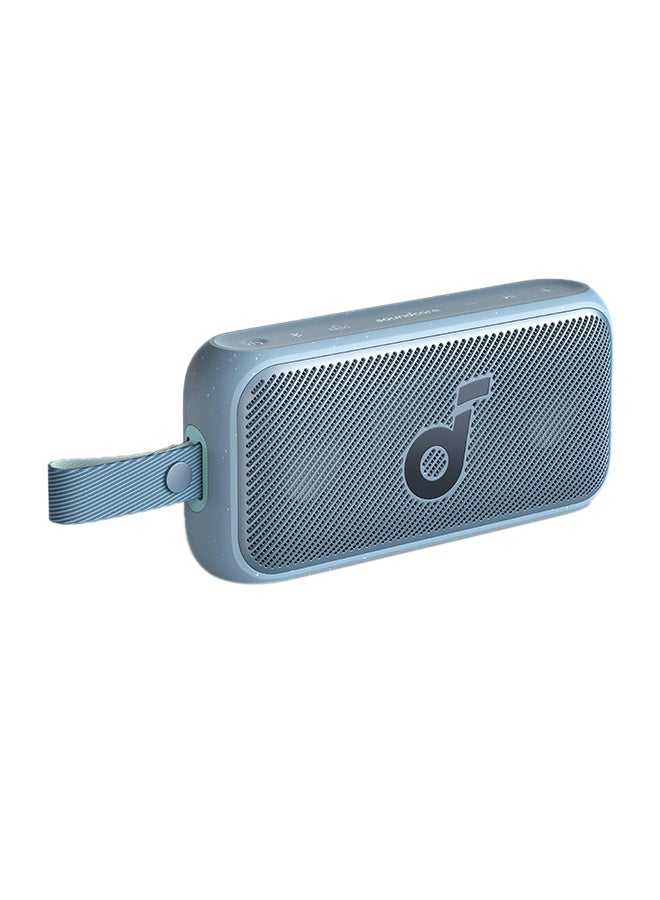 Motion 300 Wireless Hi-Res Bluetooth Speaker with BassUp, Portable Speaker with SmartTune Technology, 30W Stereo Sound, IPX7 Waterproof, Detachable Strap, for Backyard, Camping and Hiking Blue