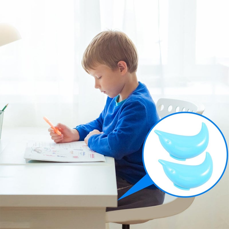 6Pcs Blue Dolphin Shape Corner Protectors Soft Edge Guards For Childproofing Furniture - Image 4