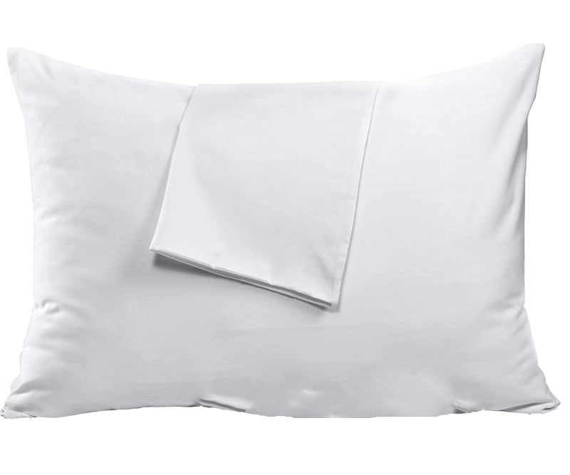 Niagara Sleep Soluti Niagara 8 Pack King Pillow Protectors with Zipper  Premium Cotton Sateen Blend Tight Weave Lab Tested Non Noisy Zip Covers Breathable Non Crinky (20x36 Inches)  - Image 1
