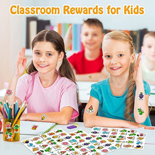 D-FantiX 800PCS Punny Teacher Sticker for Student, D-FantiX Motivational Reward Stickers for Kids Classroom, Must Have Essentials for Teachers Elementary, Positive Encouragement Stickers Home School Supplies - Image 2