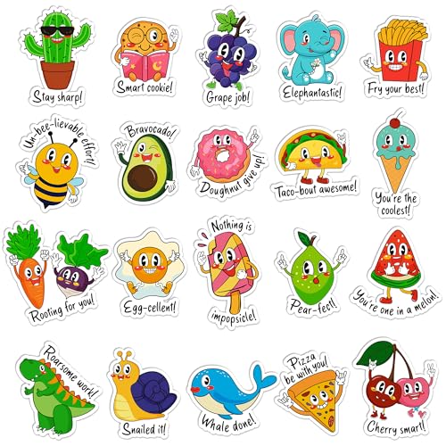 D-FantiX 800PCS Punny Teacher Sticker for Student, D-FantiX Motivational Reward Stickers for Kids Classroom, Must Have Essentials for Teachers Elementary, Positive Encouragement Stickers Home School Supplies - Image 1