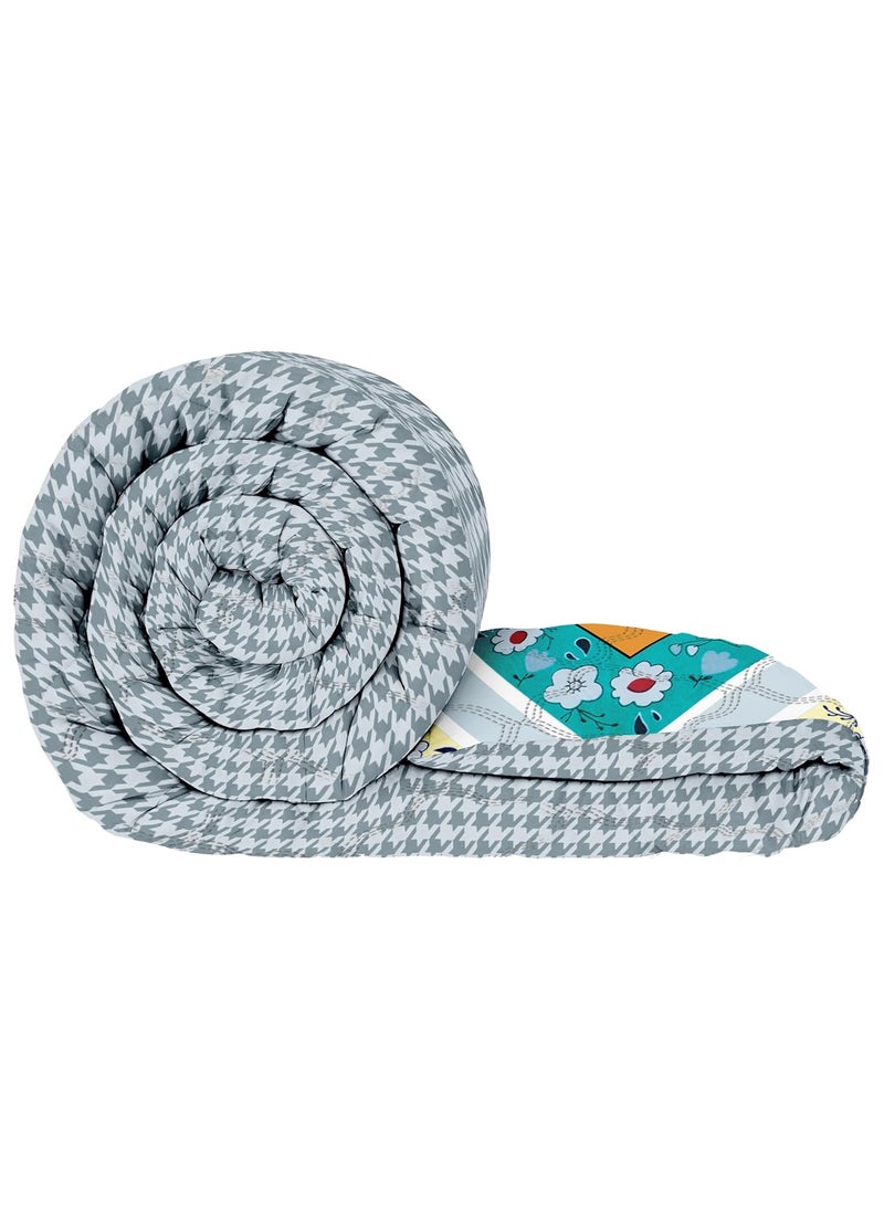 Story@Home - Story@Home Comforter Double Bed | 180GSM Microfiber Blanket Double Bed | 220X 250cm | AC Comforter Double Bed | Multi & Grey | Abstract Pattern | Quilts | Duvet | Dohar | Perfect Festive Gifting - Image 1