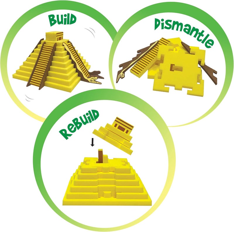Imagimake Mapology Monuments of World | 3D Puzzles for Kids Ages 4-10 | Learning & Educational Toys | Christmas Geography Gifts - Image 4