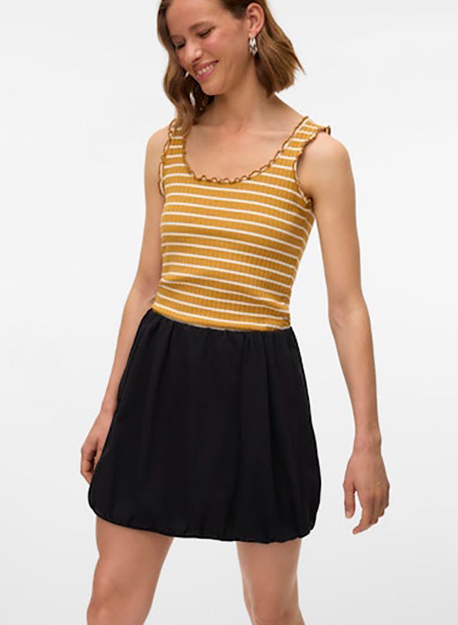 VERO MODA Vmtass Hw Short Balloon Skirt Jrs Ga - Image 3