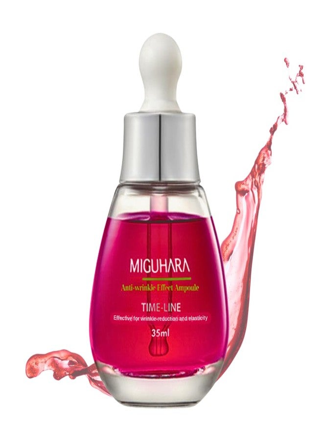 MIGUHARA Anti-wrinkle Effect Ampoule 35ml | Rose + Ginseng + Collagen + Hyaluronic Acid | | Premium Korean Skincare | Lightweight & Lifting effects | Natural Ingredients | Imported Clean K-beauty - Image 1