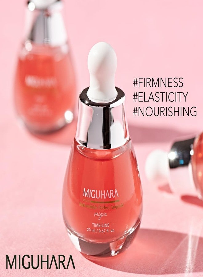 MIGUHARA Anti-wrinkle Effect Ampoule 35ml | Rose + Ginseng + Collagen + Hyaluronic Acid | | Premium Korean Skincare | Lightweight & Lifting effects | Natural Ingredients | Imported Clean K-beauty - Image 4