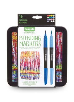 Signature Blending Markers With Tin, 16 Count - pzsku/Z8437A9A732B98295B09EZ/45/_/1725878580/0a993494-722b-44bd-b978-063945e048d9