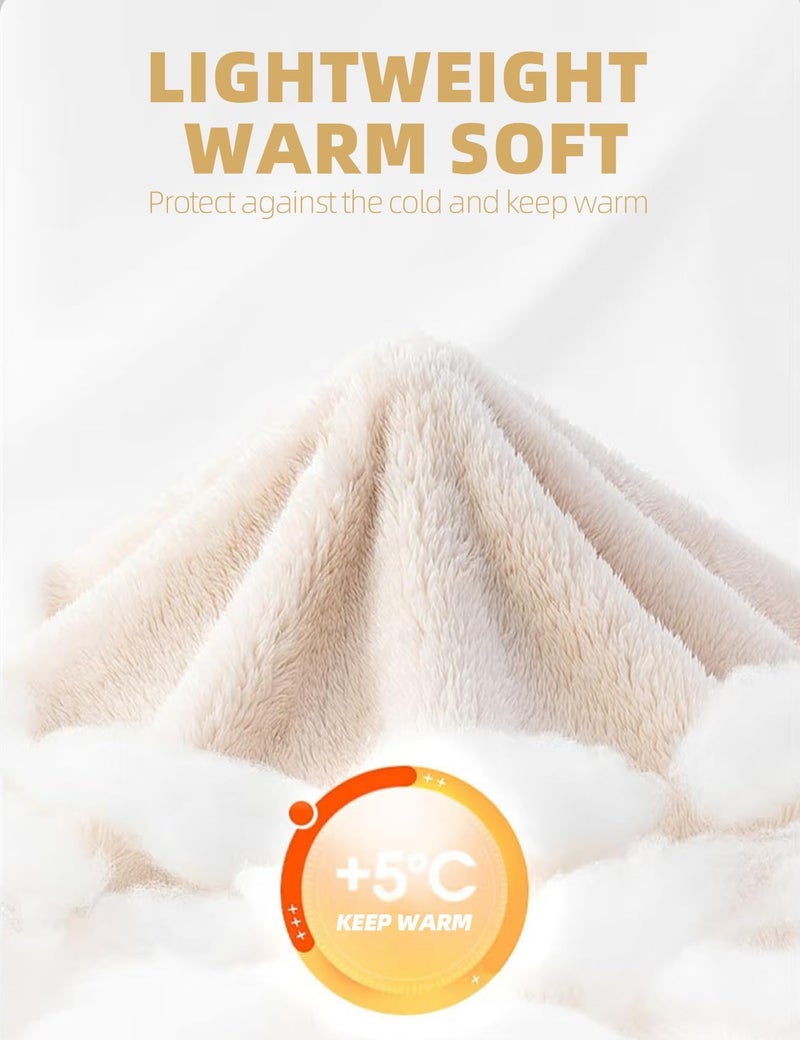 Arssm Womens Striped Fluffy Robe Long Plush Bathrobes Fuzzy Warm Cozy Thick Loungewear Maxi Robe(Rainbow-S) - Image 2