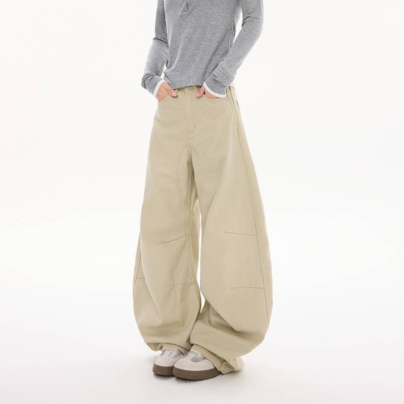 Unisex Classic Denim Jeans Loose Fit Daily Outdoor Wear - Image 1