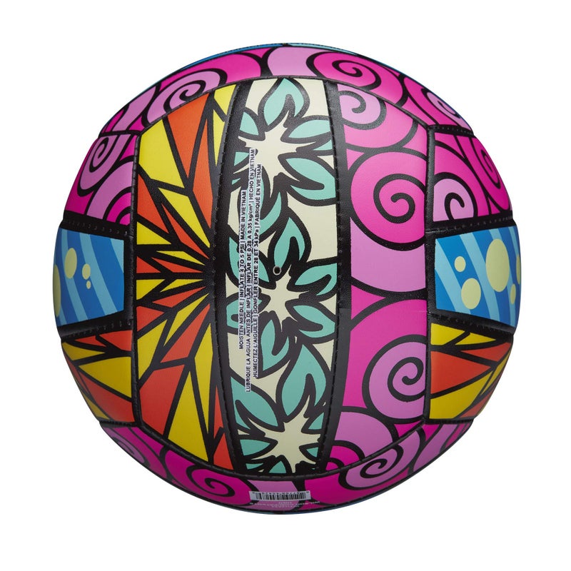 Wilson Sporting Goods Graffiti Volleyball- Pink/Blue/Yellow,1 Pack - OS,WTH46341B - Image 3