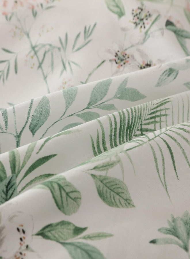 OAITE Duvet Cover Set,100% Cotton Comforter Cover with Floral Pattern Duvet Cover Set,Soft Bedding Set Includes with 3 Piece (2 Pillow Shams,1 Duvet Cover) - Image 5