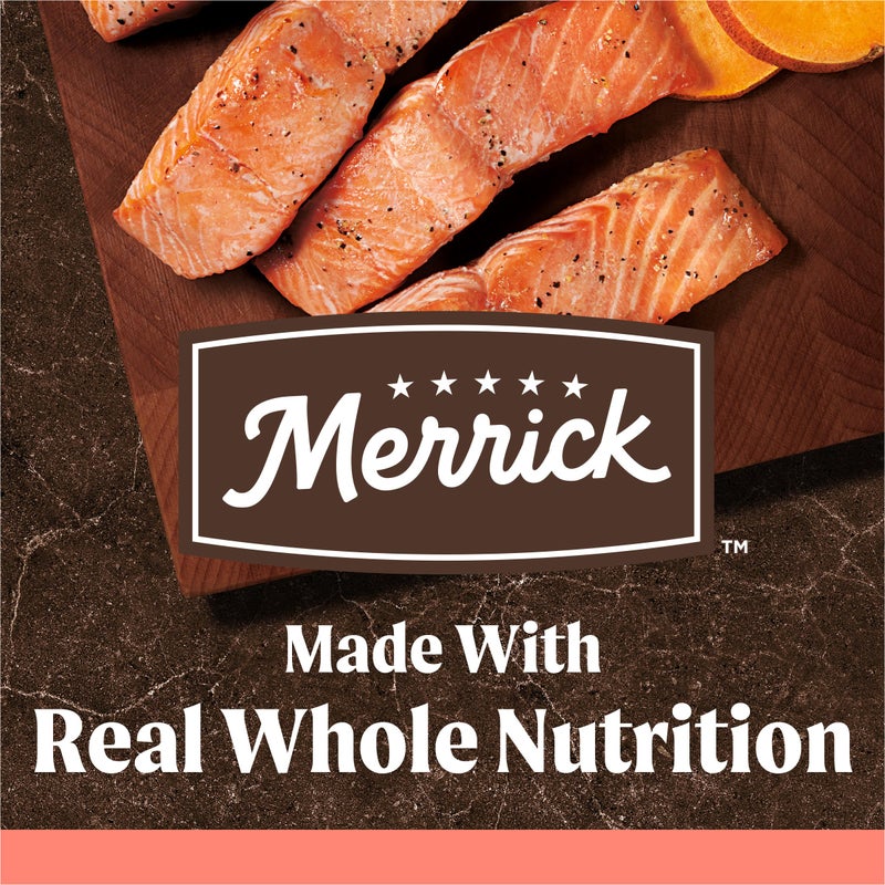 Merrick Premium Grain Free Dry Adult Dog Food, Wholesome And Natural Kibble With Real Salmon And Sweet Potato - 22.0 lb. Bag - Image 2