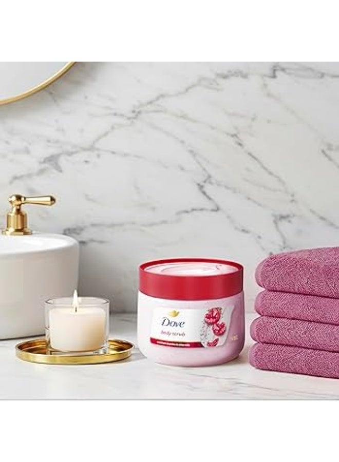 دوف مقشر الجسم دوف بالكرز المهروس وحليب الشيا 425 جم - Image 3