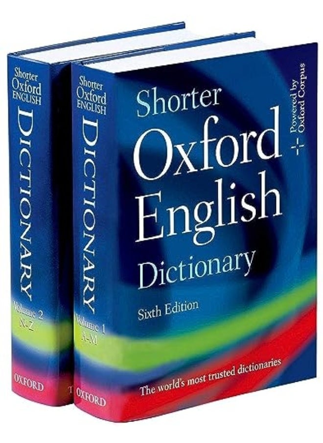 Shorter Oxford English Dictionary by Oxford Languages Hardcover 