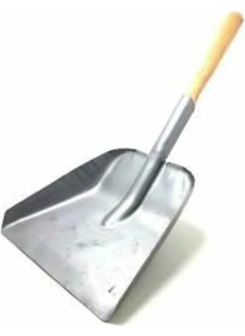ثري ام Metal Dustpan Garbage Shovel with Wooden Handle