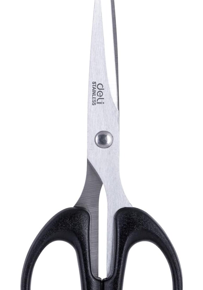 Deli E6034 Scissors, 160 mm -  Assorted Color Comfortable Grip, Stainless Steel Blades - Image 3