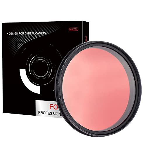 Fotga 72mm Six-in-One Adjustable Variable Infrared Filter IR Pass X-Ray Lens Filter 530nm to 650nm 680nm 720nm 750nm Lens Filter for DSLR Camera - Image 1