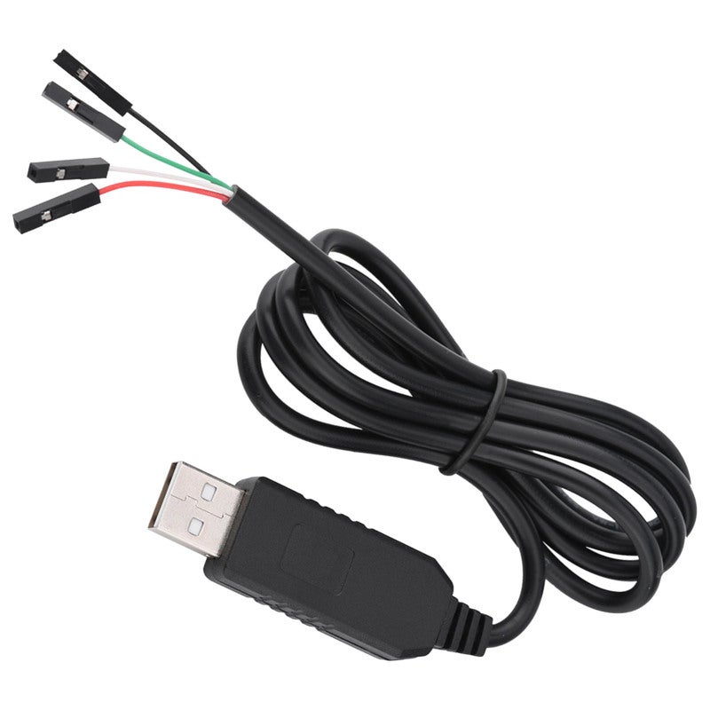 محول USB إلى COM: كابل بطول 1 متر، أسلاك مرمّزة بالألوان - تصميم خفيف الوزن ومحمول، محول USB إلى TTL عالي الجودة لبرمجة STC وتوصيل الأجهزة التسلسلية - Image 5