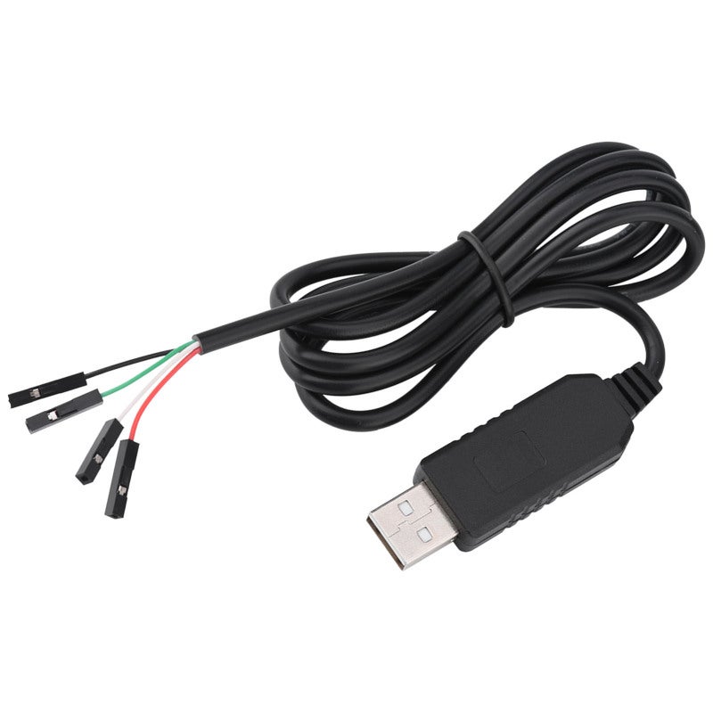محول USB إلى COM: كابل بطول 1 متر، أسلاك مرمّزة بالألوان - تصميم خفيف الوزن ومحمول، محول USB إلى TTL عالي الجودة لبرمجة STC وتوصيل الأجهزة التسلسلية - Image 4