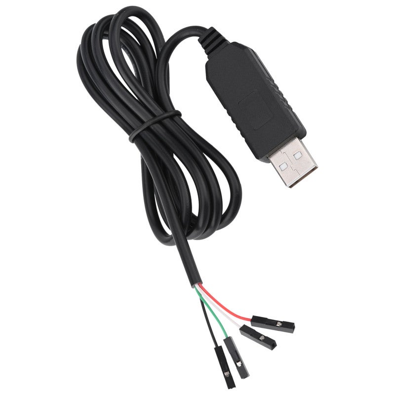 محول USB إلى COM: كابل بطول 1 متر، أسلاك مرمّزة بالألوان - تصميم خفيف الوزن ومحمول، محول USB إلى TTL عالي الجودة لبرمجة STC وتوصيل الأجهزة التسلسلية - Image 2
