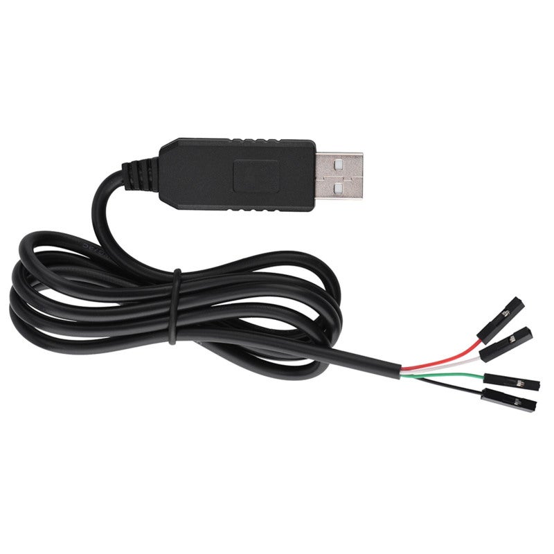 محول USB إلى COM: كابل بطول 1 متر، أسلاك مرمّزة بالألوان - تصميم خفيف الوزن ومحمول، محول USB إلى TTL عالي الجودة لبرمجة STC وتوصيل الأجهزة التسلسلية - Image 3