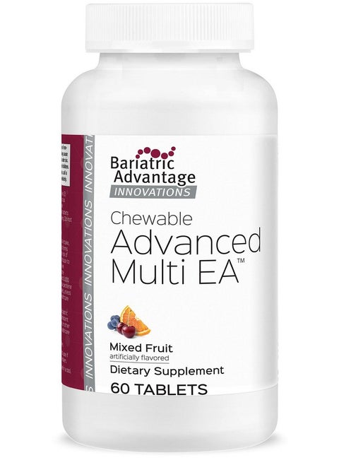 Chewable Advanced Multi Ea High Potency Daily Multivitamin For Bariatric Surgery Patients Including Gastric Bypass Sleeve Gastrectomy And Ds Mixed Fruit 60 Count